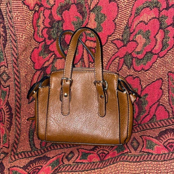 Forever 21 Handbags - Forever 21 Brown Mini Bag with Structured Design